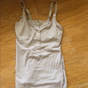 Maternity / Nursing Tank tip from Target